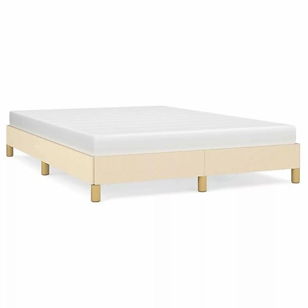 Vidaxl Bettgestell Creme 140x200 Cm Stoff günstig online kaufen