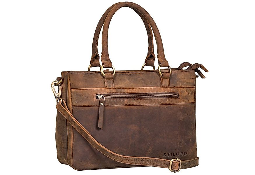 STILORD Handtasche "Frauke" Organisierte Leder Handtasche Damen Umhängetasc günstig online kaufen