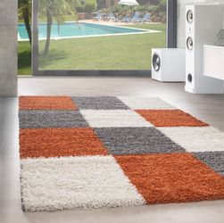 SIMPEX24 Teppich Kariert Design, Läufer, Höhe: günstig online kaufen