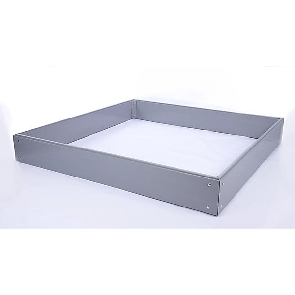 PROREGAL Hochbeete Growline Plast HxBxT 21x160x160cm 1 Ebene Grau günstig online kaufen