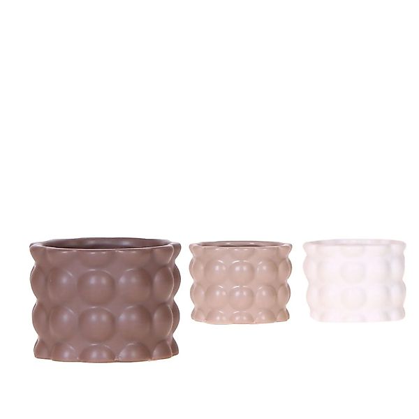 Keramik-Übertopf Cotton Sand Auswahl Topf-Ø ca. 6 cm günstig online kaufen