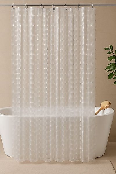Euroshowers GmbH Duschvorhang 3D 180x200 Transparent, EVA Schimmelresistent günstig online kaufen