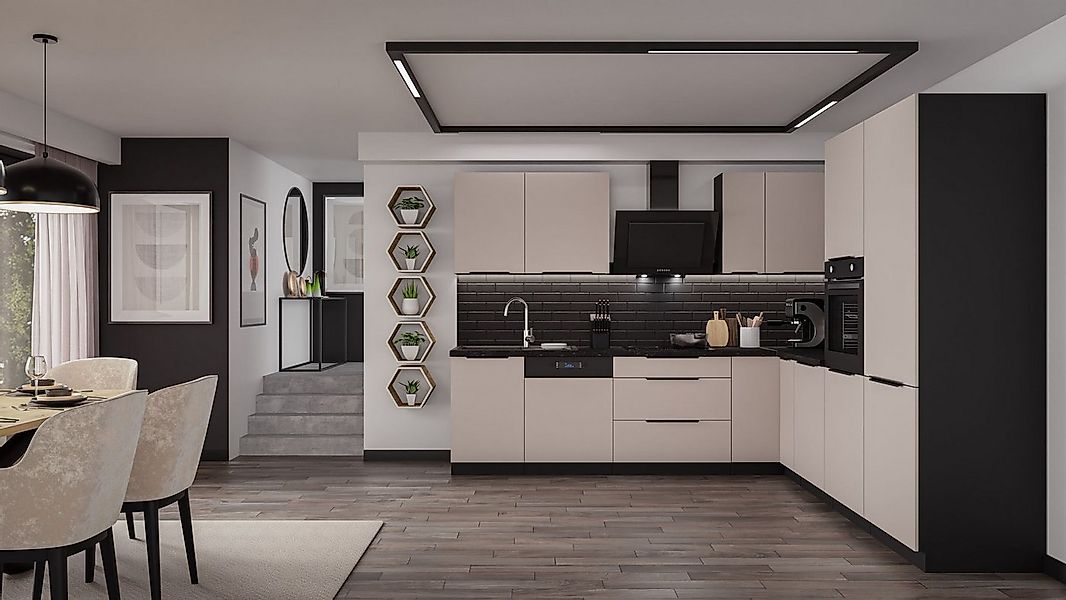 Küchen-Preisbombe Winkelküche ARONA 280x270 cm Küchenzeile Küchenblock Küch günstig online kaufen