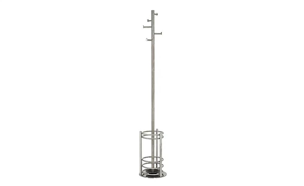 Garderobenständer   ¦ silber ¦ Metall ¦ Maße (cm): B: 30 H: 180 Garderoben günstig online kaufen
