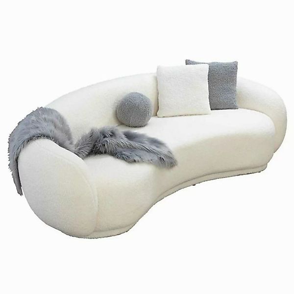 Casa Padrino Chesterfield-Sofa Casa Padrino Luxus Sofa Weiß 230 cm - Wohnzi günstig online kaufen