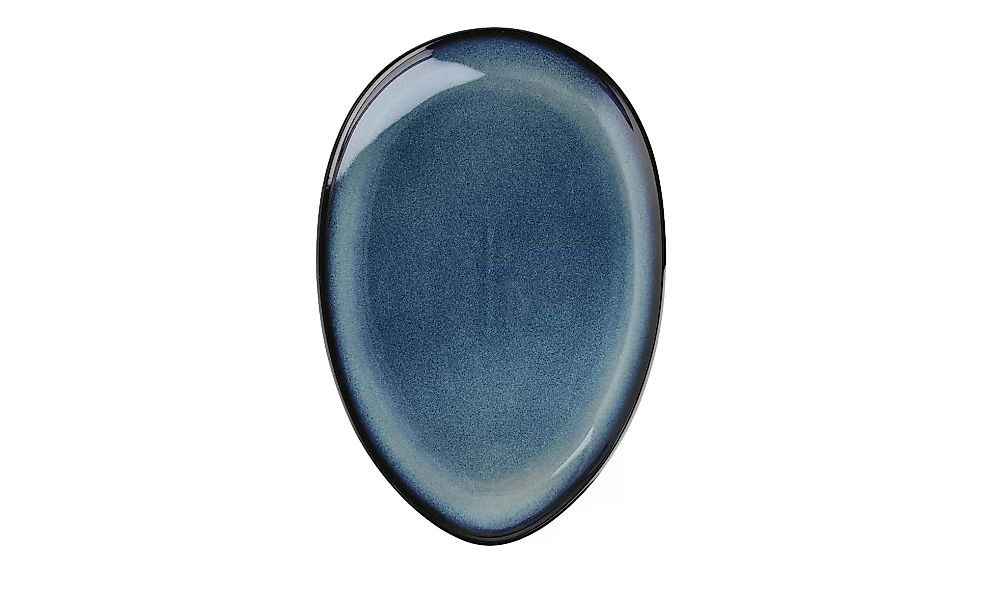 Peill+Putzler Platte oval  Azuro - blau - Porzellan - 21 cm - 3,3 cm - Scon günstig online kaufen