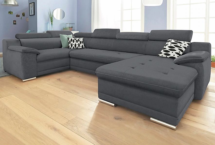 sit&more Wohnlandschaft "Andiamo U-Form", mit Kopfteilverstellung, wahlweis günstig online kaufen