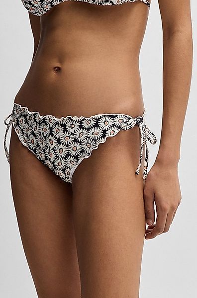 HUGO Bikini-Hose RUFFLE mit Allover-Print günstig online kaufen