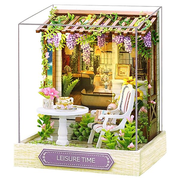 OKWISH 3D-Puzzle Miniatur Haus Modellbau Bausatz günstig online kaufen