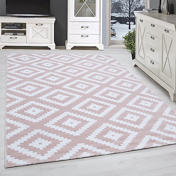 SIMPEX24 Designteppich Geometrisch Design, Läufer, Höhe: günstig online kaufen