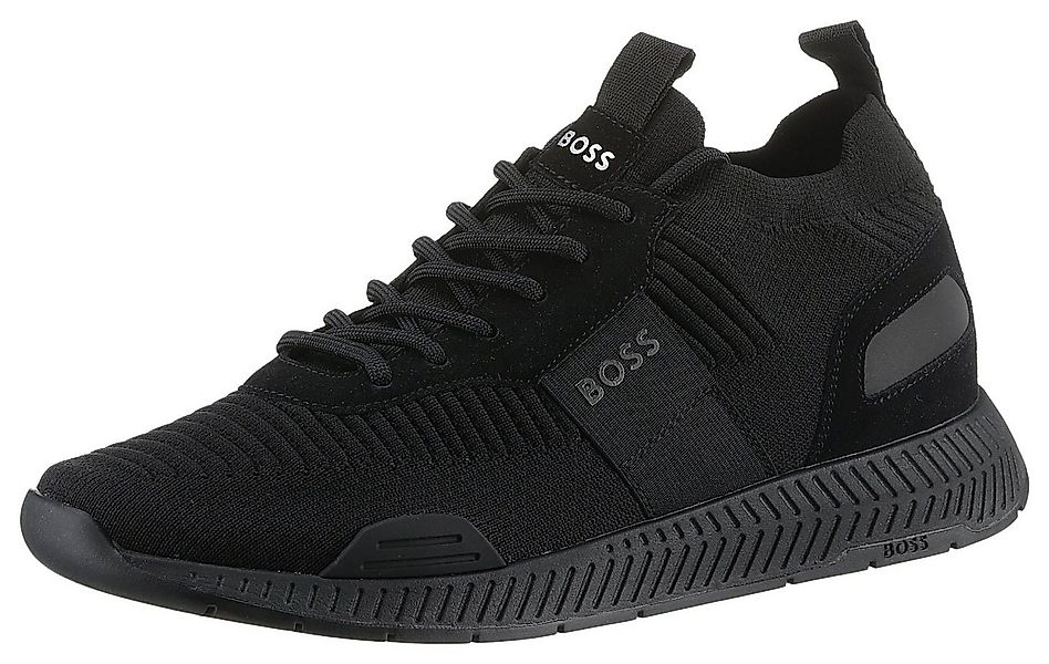 BOSS Titanium_Runn Slip-On Sneaker mit elastischem Einstieg, Freizeitschuh, günstig online kaufen