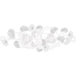 Jumpeak Wanddekoobjekt Floral Leaf Metal Art günstig online kaufen