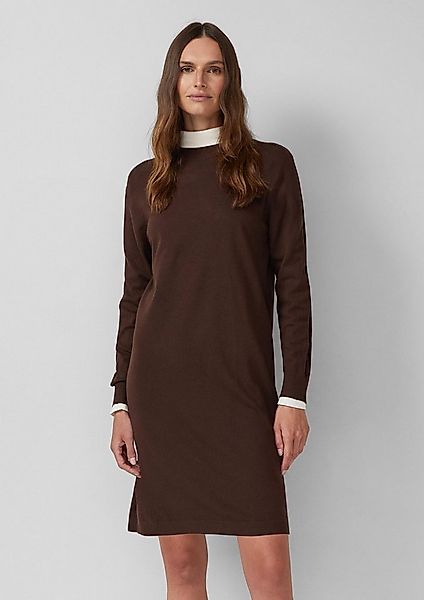 s.Oliver Midikleid Kleid Feinstrickkleid mit Ripp-Detail am Arm günstig online kaufen