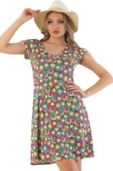 Bongual Sommerkleid Sommerkleid kurze Ärmel mit günstig online kaufen