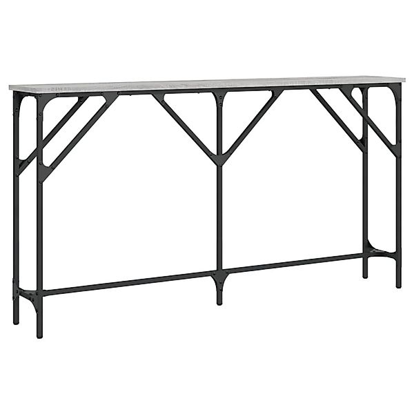 vidaXL Beistelltisch Konsolentisch Grau Sonoma 140x23x75 günstig online kaufen
