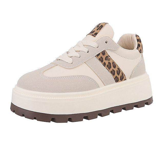 Ital-Design Damen Low-Top Freizeit Sneaker (88828669) Keilabsatz/Wedge Snea günstig online kaufen