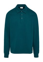 s.Oliver Langarmshirt Polo-Shirt Strukturiertes Langarm-Poloshirt im günstig online kaufen