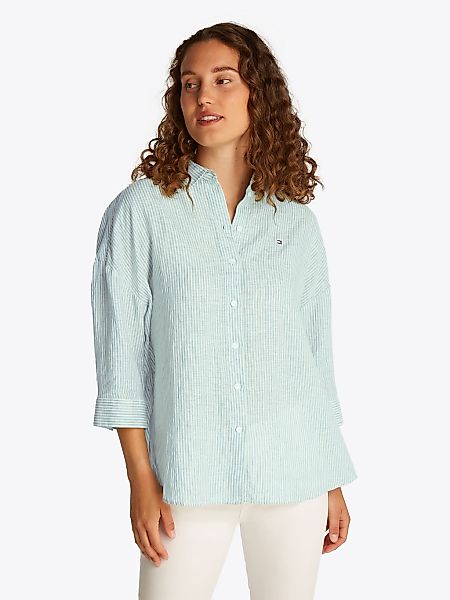 Tommy Hilfiger 3/4-Arm-Shirt "ESS LINEN LOOSE 3-4 SLEEVE SHIRT", mit 3/4-Är günstig online kaufen