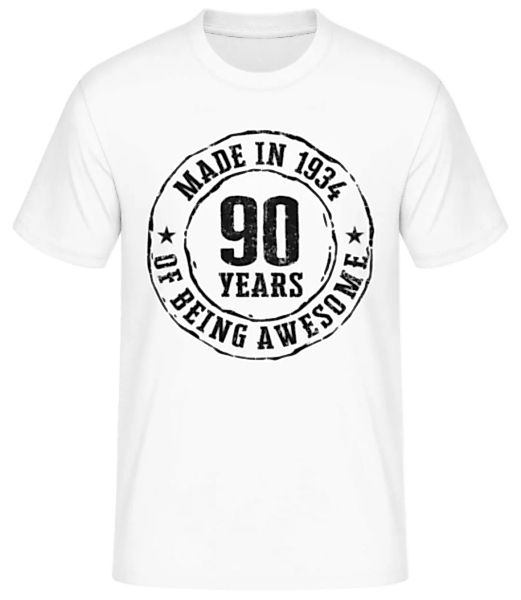 Made In 1934 · Männer Basic T-Shirt günstig online kaufen