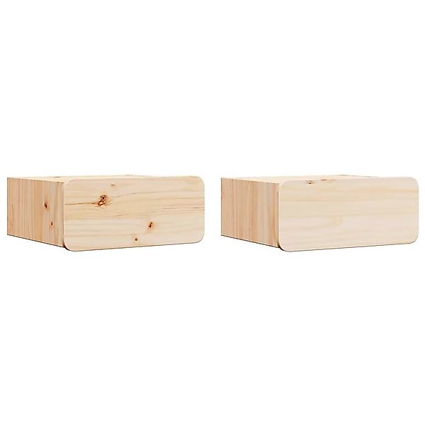 vidaXL Nachttisch Nachttisch 2 pcs Braun günstig online kaufen