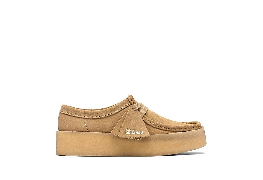 Clarks Clarks Wallabee Cup 26185689 4, Schnürschuhe, Beige, Damen Schnürsch günstig online kaufen