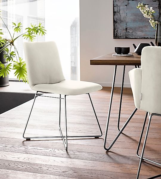 W.SCHILLIG Polsterstuhl "jakob" () mit Drahtrohrgestell in Chrom glänzend günstig online kaufen