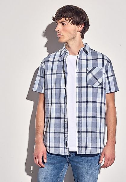 STREET ONE MEN Kurzarmhemd mit Knopfleiste günstig online kaufen