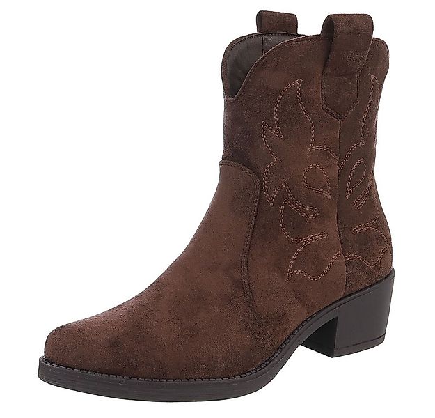Ital-Design Komfortabler Schuh mit profilierter Sohle für Damen Westernstie günstig online kaufen