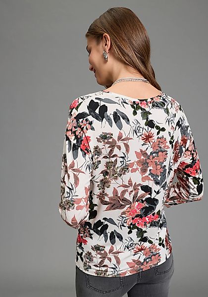 Laura Scott 3/4-Arm-Shirt lässige Passform und elegante Printvarianten günstig online kaufen