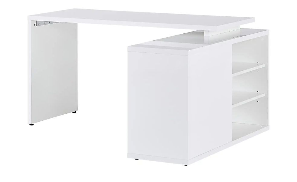 Eckschreibtisch  Cuando ¦ weiß ¦ Maße (cm): B: 120 H: 74 T: 150.0 Tische > günstig online kaufen