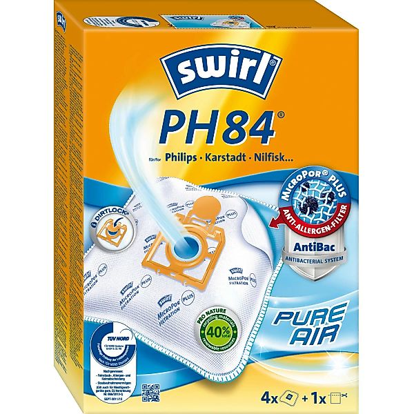 Swirl MicroPor Plus Staubsaugerbeutel PH84 günstig online kaufen