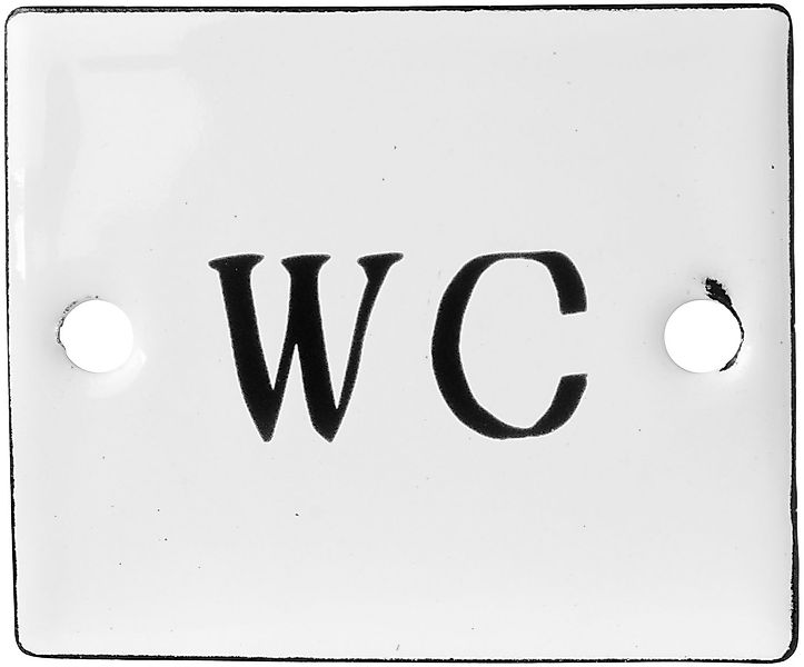 Ib Laursen Metallschild Ib Laursen - WC Schild Toilettenschild Kloschild Tü günstig online kaufen