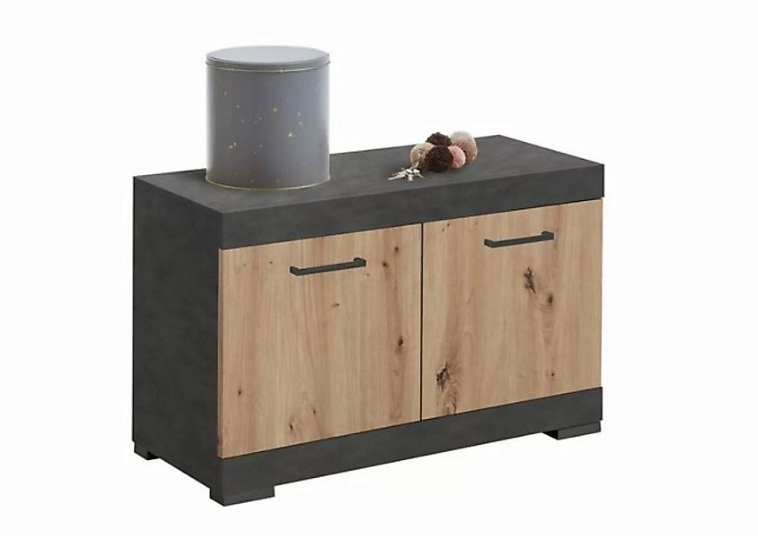 PREISBRECHER Garderobenschrank BRISTOL 300 in Matera-Artisan Eiche - 80x50x günstig online kaufen