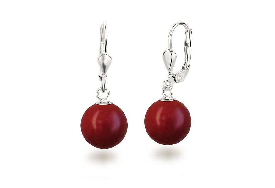 Schöner-SD Paar Ohrhänger Ohrringe Hänger mit Perle 10mm hängend (inkl. Sch günstig online kaufen