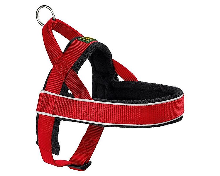 Hunter Tierbedarf Hunde-Geschirr Norwegergeschirr Racing rot/schwarz günstig online kaufen