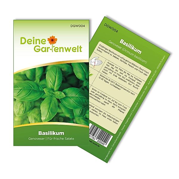Deine Gartenwelt Basilikum Genoveser Samen günstig online kaufen