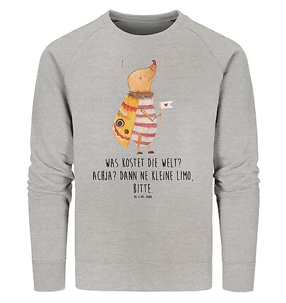 Mr. & Mrs. Panda Longpullover Nachtfalter Fähnchen Größe XXL - Heather Grey günstig online kaufen