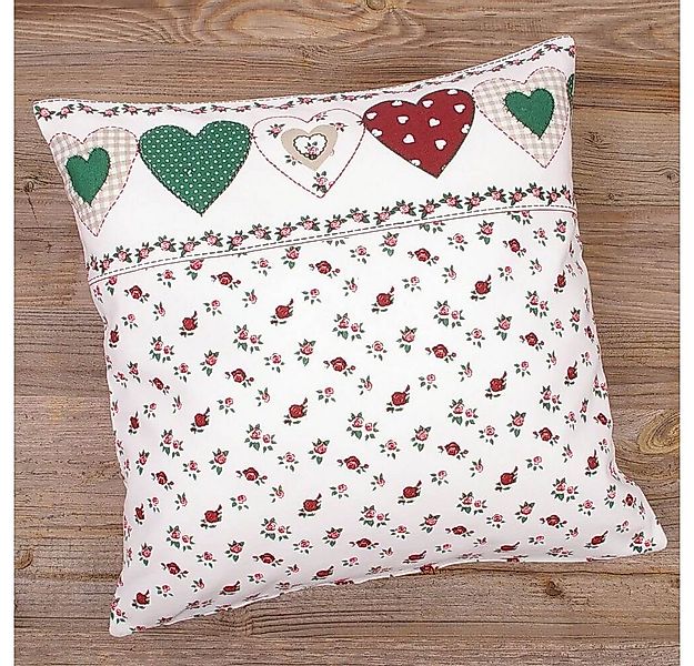 matches21 HOME & HOBBY Kissenbezüge Kissen-Bezug 40x40 cm Landhaus-Stil Her günstig online kaufen