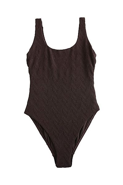 Next Badeanzug Figurformender Badeanzug mit U-Ausschnitt (1-St) günstig online kaufen