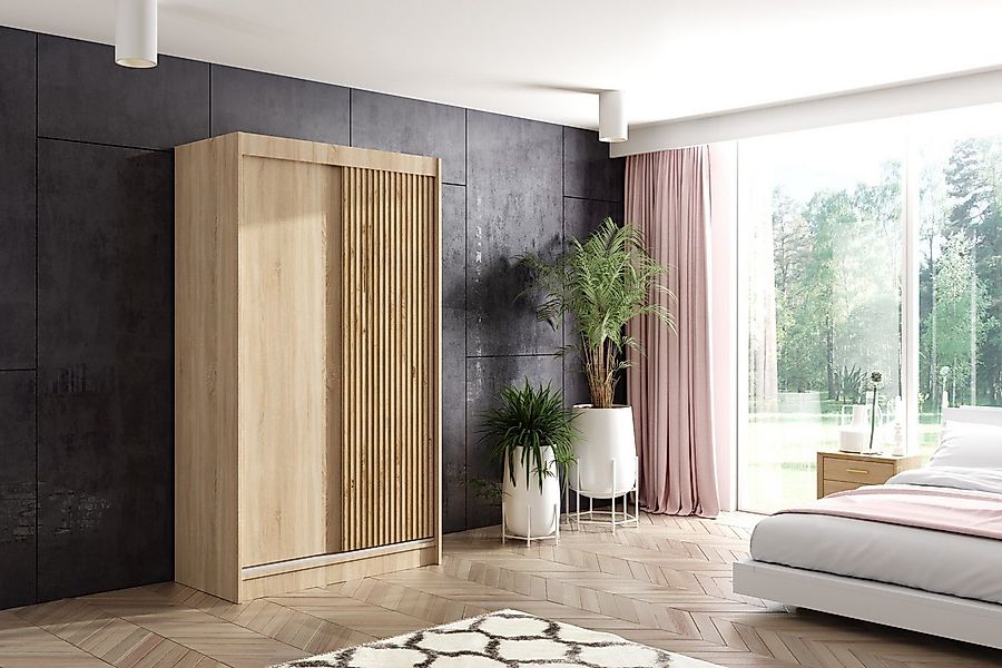 ALTDECOR Schiebetürenschrank VILAN (Kleiderschrank Garderobenschrank mit vi günstig online kaufen