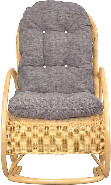 HOFMANN LIVING AND MORE Schaukelsessel, (1 St.), Handgeflochten günstig online kaufen