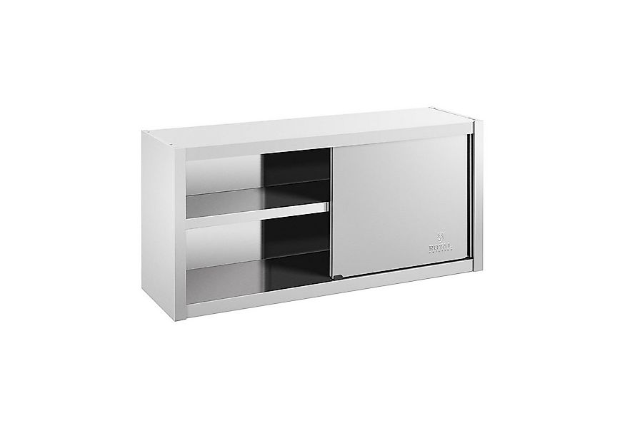 Royal Catering Wandhängeschrank 120 x 45 x 60 cm Schiebetür Hängeschrank Ed günstig online kaufen
