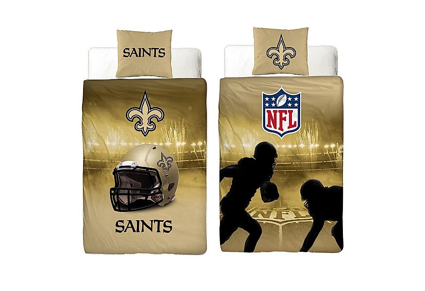 BERONAGE Wendebettwäsche NFL American Football Bettwäsche New Orleans Saint günstig online kaufen