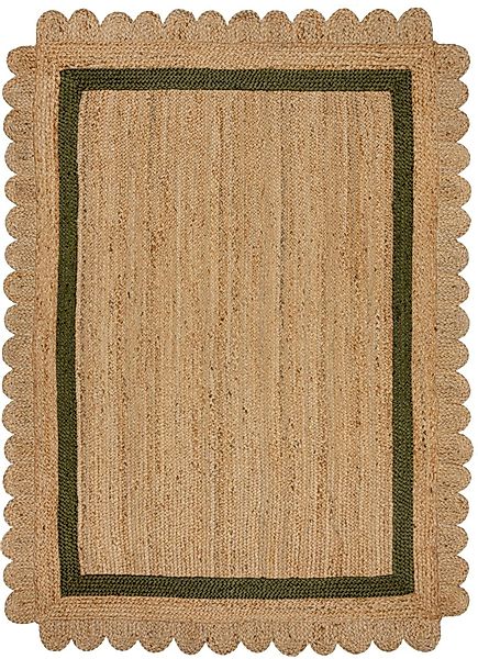 FLAIR RUGS Teppich »Grace«, rechteckig, 7 mm Höhe, aus 100% Jute, fußbodenh günstig online kaufen