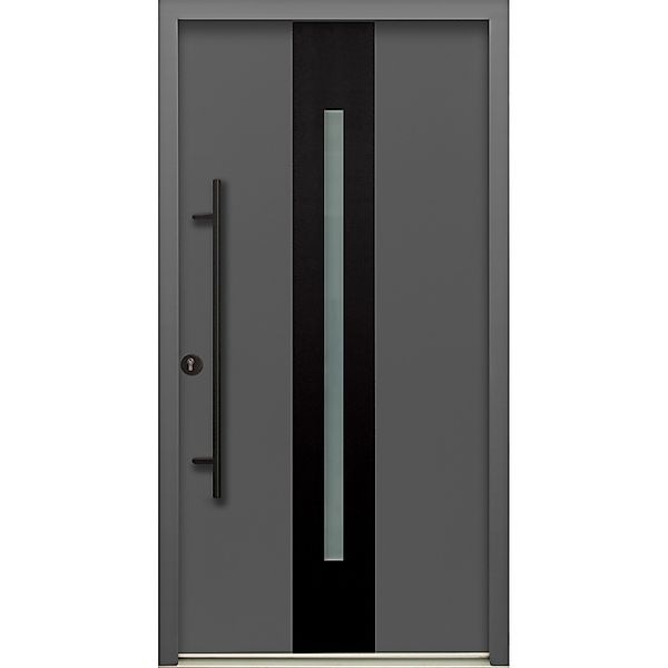 Splendoor Haustür ThermoSpace Prime Dublin Anthrazit 210 cm x 110 cm Anschl günstig online kaufen