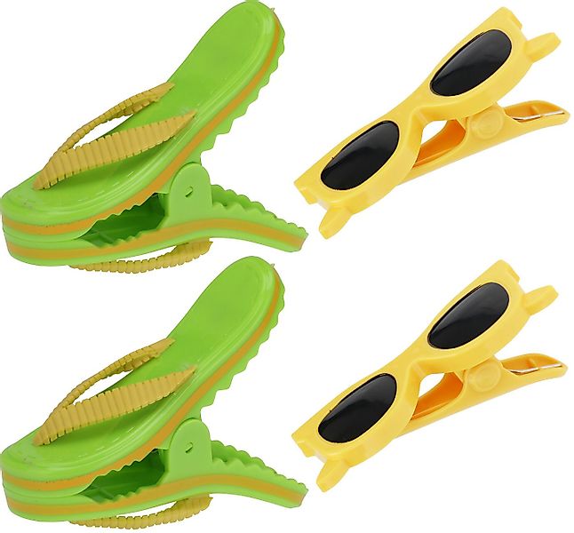 Koopman Handtuchklemme Handtuchclips Handtuchhalter-Clips Strandtuchklammer günstig online kaufen