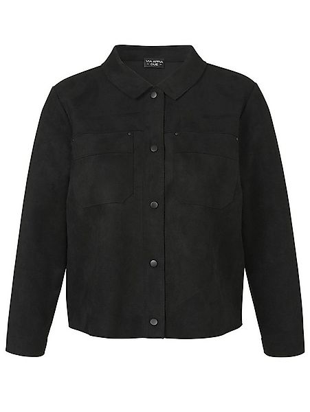 VIA APPIA DUE Blouson (1-St) aus Velours-Kunstleder günstig online kaufen