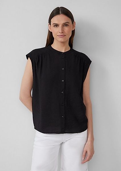 s.Oliver Blusentop Oversized Bluse aus Viskosemix Raffung günstig online kaufen