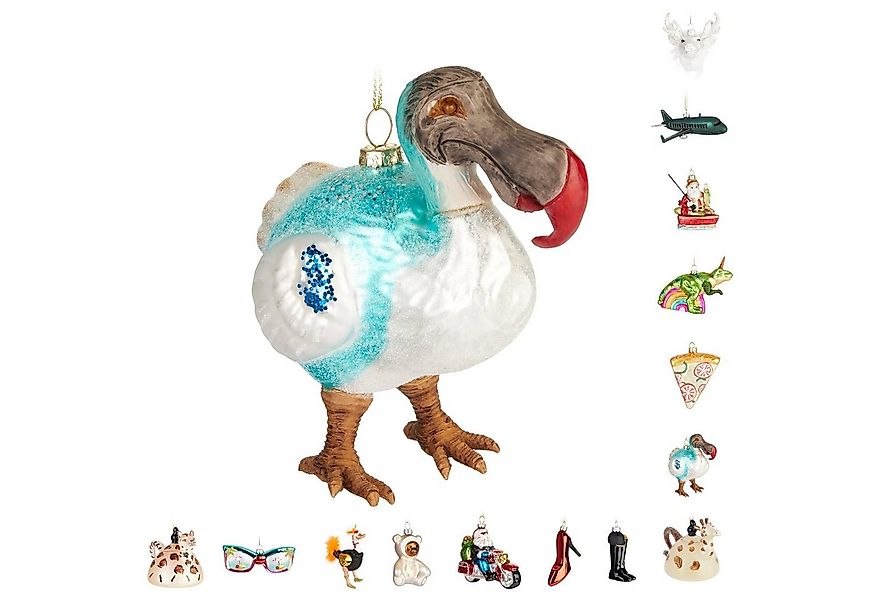 BRUBAKER Weihnachtsbaumkugel Lustige Weihnachtskugel aus Glas - Handbemalt günstig online kaufen