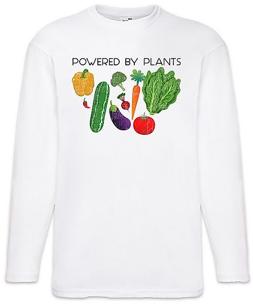 Urban Backwoods Langarmshirt Powered By Plants Langarm T-Shirt Vegetarian V günstig online kaufen